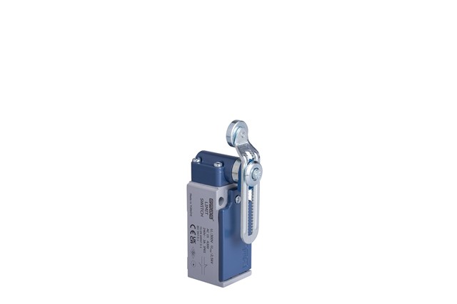 L51 Metal Gövde 18 mm Metal Ayarlanabilir Kollu Makara Yavaş Hareketli 1NO+1NC Sınır Şalter